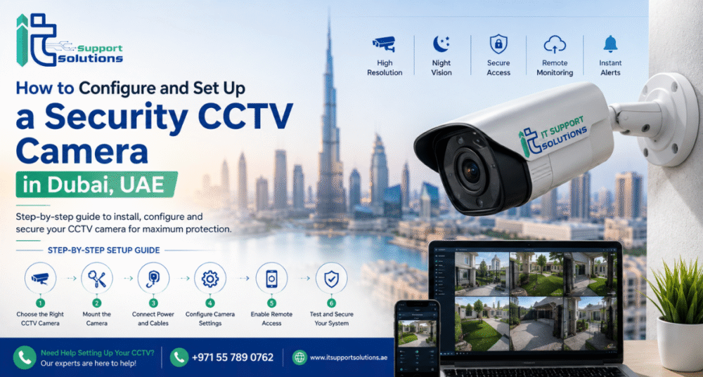 Best installation of CCTV Camera in Dubai