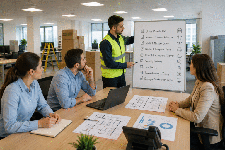 New office IT setup and planning by IT support solutions